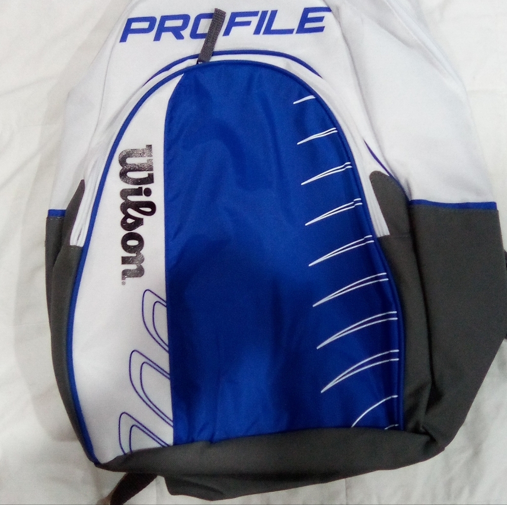 Wilson Profile Blue and Gray Backpack